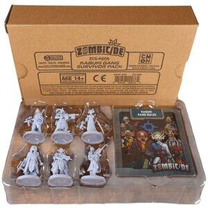 Zombicide Kabuki Gang Survivor Pack CMON ZCS-KS05 Expansion Miniatures w/ Rules